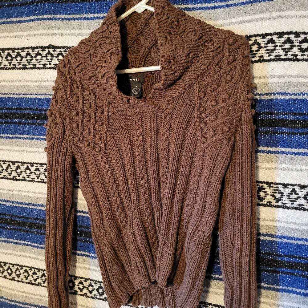 Winter Sweater brown heavy and M
